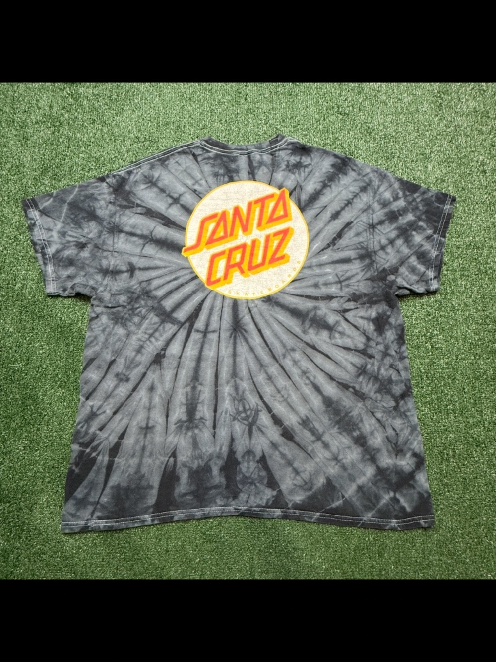 Santa Cruz T Shirt Mens Size XL Gray Short Sleeve Crew Neck